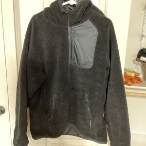 NikeSB black Sherpa zip up jacket adult large